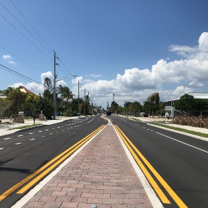 Blvd Segment 2 Photo – Finished Estero Boulevard Segment 2