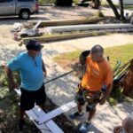 Volunteers Gather To Clean The Cottage